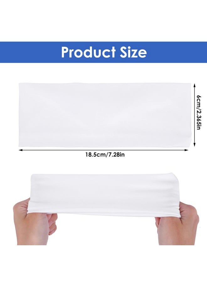 Sibba 4 Pcs Football Sports Fan Headband Basketball Long Hair Bands Baseball Gear Gym Workout Black White Sweatbands Running Yoga Athletic Bandana Nursing Women Men Male Outdoors Accessories - Image 4