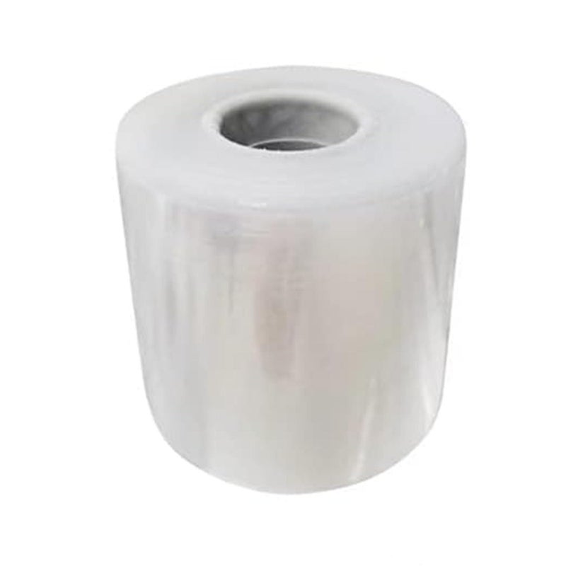 10cm x 200cm Industrial Strength Mini Stretch Hand Stretch Roll Clear Plastic Transport Supplies | Heavy Duty Self Adhesive Durable Packaging - Image 1