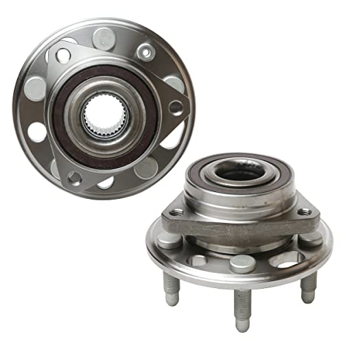 AA Ignition Replacement Front or Rear Wheel Hub Bearing Assembly Set of 2 - Compatible with Buick, Cadillac, Chevrolet, GMC - Lacrosse, CTS, Equinox, Impala, Malibu, Terrain - Replaces 513288, 951-301, 13507374 - Image 1