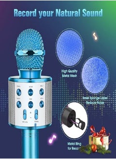 Wireless Microphone, Toy for Kids Age 3-12, Karaoke Gift (Blue) - pzsku/ZF6947FD957FF0BCD39D2Z/45/_/1736612212/db1f8120-d8e9-40b3-a794-11e66156e6ee