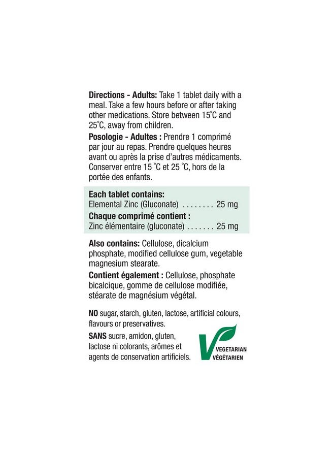 Jamieson - Laboratories Zinc 25 Mg - Image 1