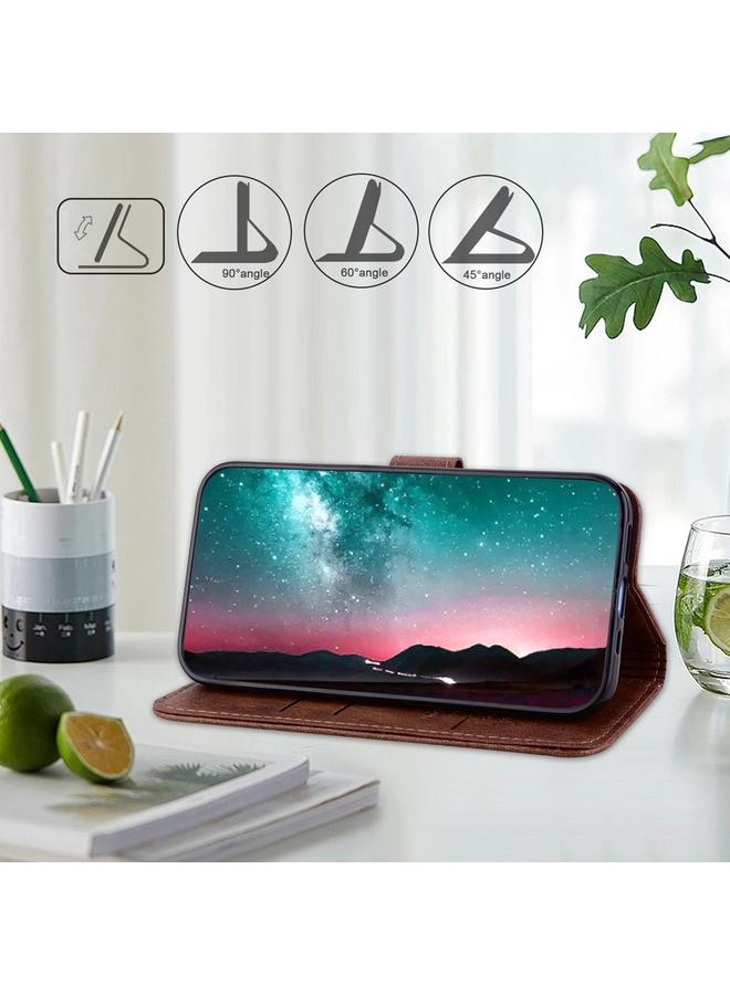 S-TOP Case For Samsung Galaxy A55 5G Skin Feeling Oil Leather Texture PU + TPU Phone Case - Image 5