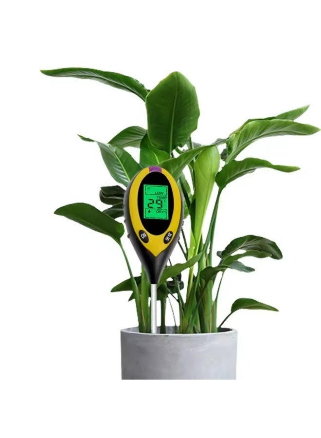 Wireless Smart Soil Tester Smart Temperature Humidity Monitor Soil Moisture Meter Light and PH Tester for Home Garden Lawn Farm - Image 2