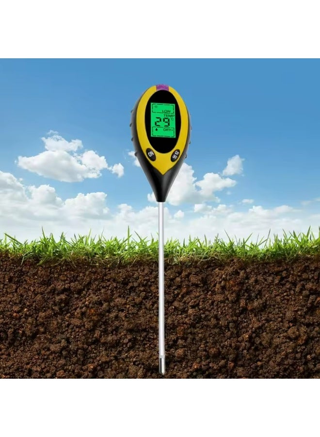 Wireless Smart Soil Tester Smart Temperature Humidity Monitor Soil Moisture Meter Light and PH Tester for Home Garden Lawn Farm - Image 3