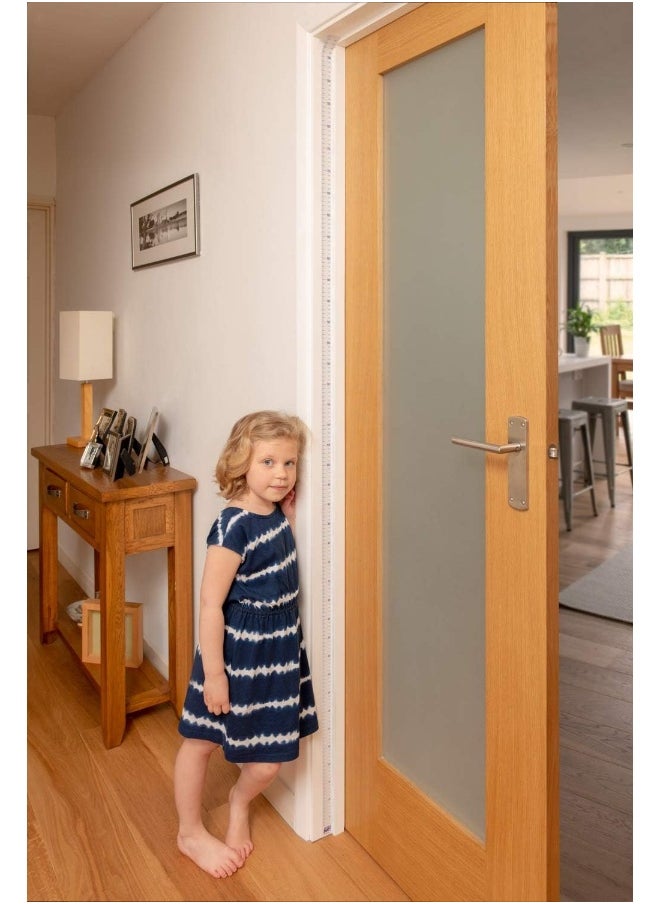 Little Wigwam Little Wigwam Measure Me! Roll-up Door Frame Height Chart for Children - White One (cm)  - Image 3