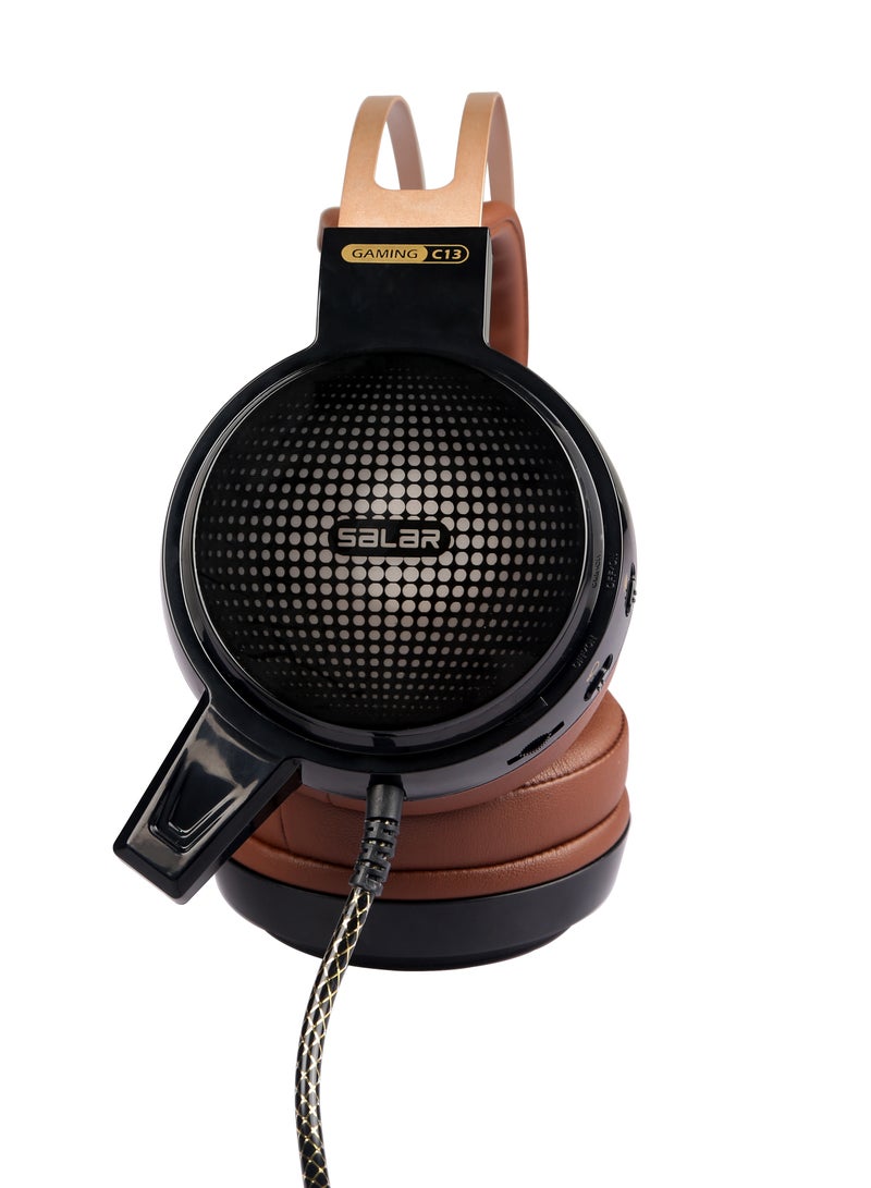 Oregon SoundEagle C13 Over-Ear Computer Gaming Headset, Colorful Light Display, Vibrating E-Sports Headphones with Positional Audio and Deep Bass - Image 5