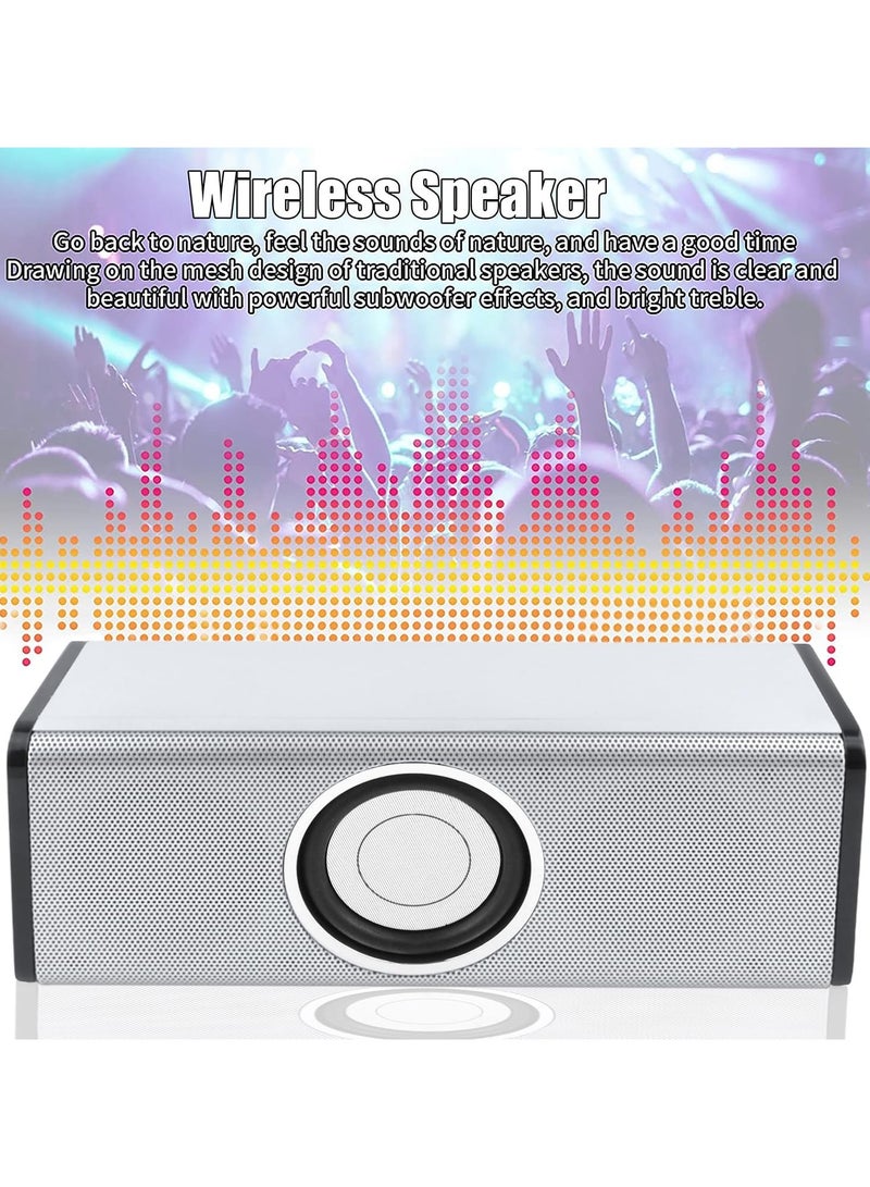Portable Bluetooth 5.0 Speaker  3D Stereo Hifi Bass Sound with 10-Hour Playtime & Long-lasting 2000mAh Battery - Image 4