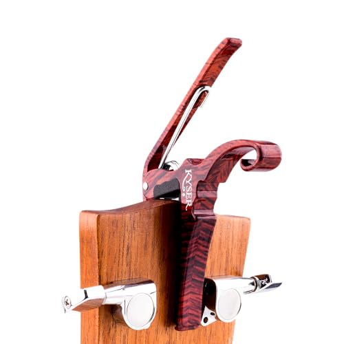Kyser Quick-Change Guitar Capo for 6-string acoustic guitars, Rosewood, KG6RW - Image 4