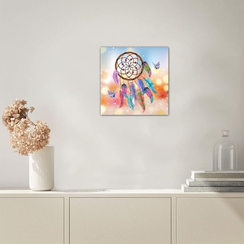 Today Idea Dreamcatchers Canvas Art Print - Abstract Boho Wall Decor for Farmhouse Living Room - Image 3