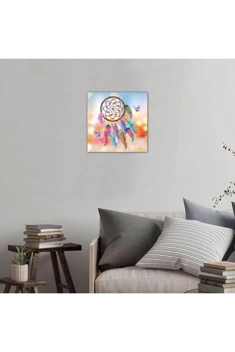 Today Idea Dreamcatchers Canvas Art Print - Abstract Boho Wall Decor for Farmhouse Living Room - Image 3