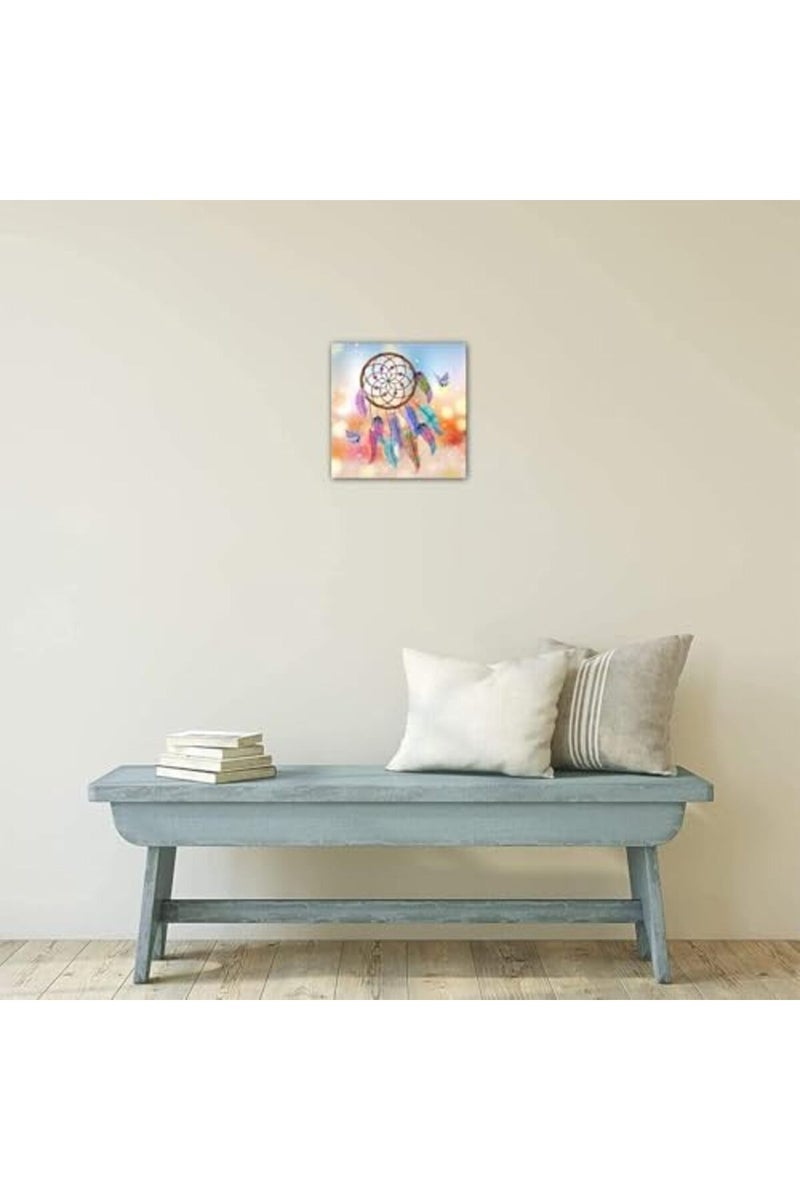Today Idea Dreamcatchers Canvas Art Print - Abstract Boho Wall Decor for Farmhouse Living Room - Image 2