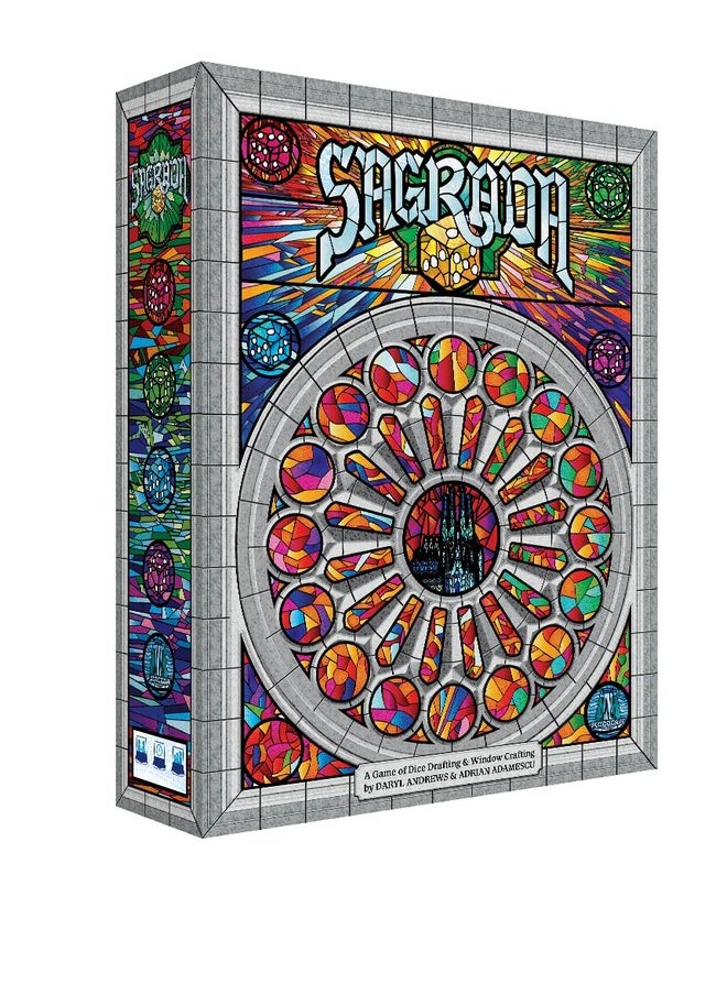 Floodgate Games - Sagrada Board Game | Family Game for Kids and Adults | Dice Drafting and Placement Strategy Game | Ages 10+ | 1 to 4 Players | by Floodgate Games - Image 1