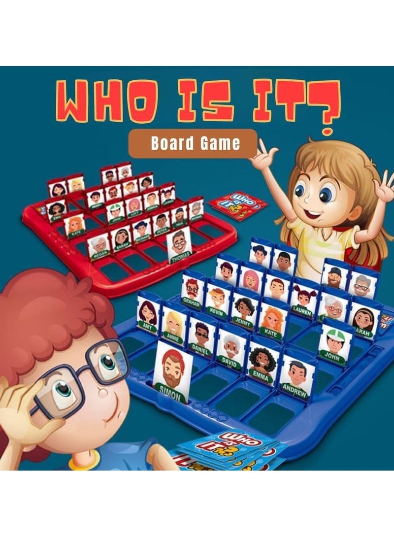 Guess Who Is It? - Classic Board Game for Kids and Adults, Hours of Puzzle Fun (Characters Style 2) - Image 2