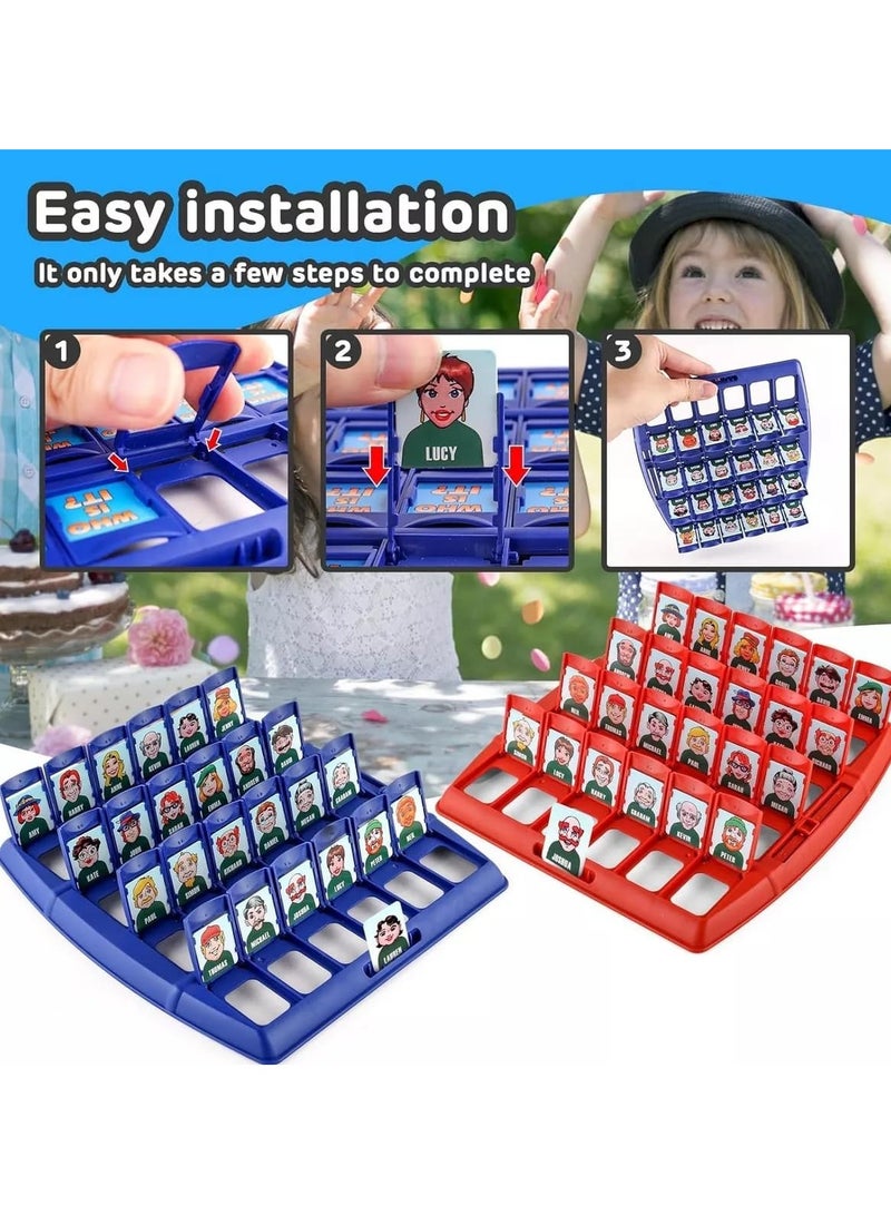 Guess Who Is It? - Classic Board Game for Kids and Adults, Hours of Puzzle Fun (Characters Style 2) - Image 4