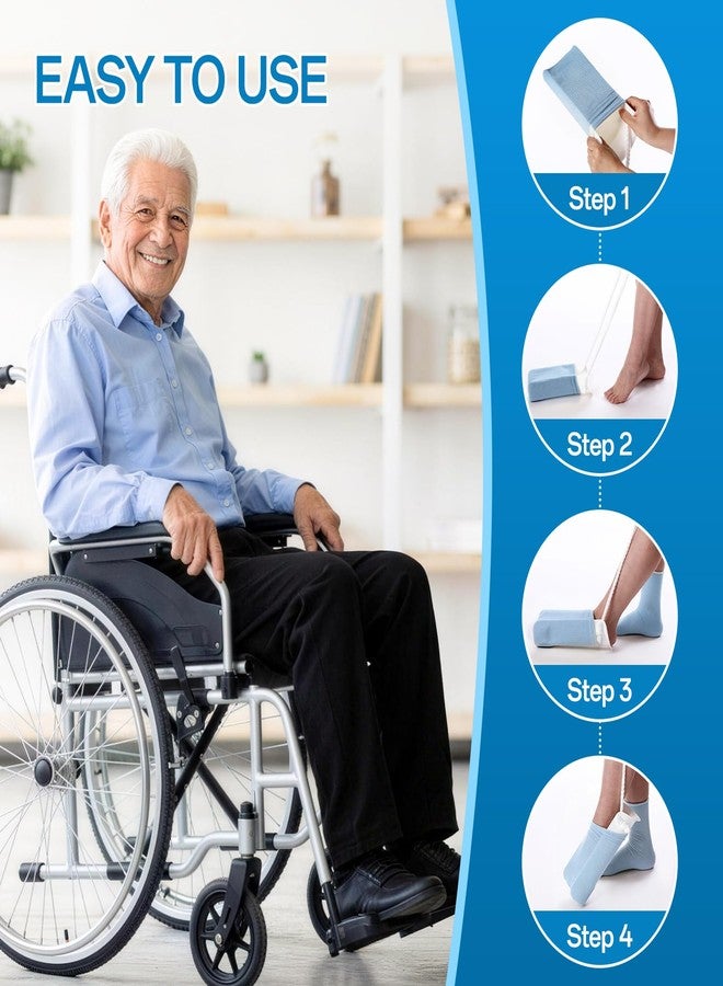 أدوات مساعدة لارتداء وخلع الجوارب، أداة مساعدة لكبار السن لا تتطلب الانحناء، أداة مساعدة للجوارب مع مزيل للجوارب وملعقة أحذية قابلة للتمديد، حقيبة تخزين مرفقة (مجموعة لاكي بريميوم كومفورت) - Image 2