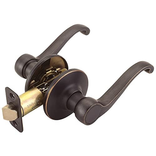 Design House Scroll Passage Door Lever for Hall and Closet, Fits Standard Doors, Oil Rubbed Bronze – Design House, 791624 - Image 4