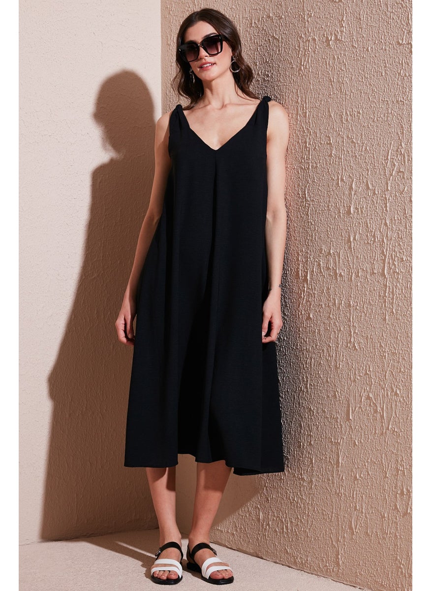 Oversize Fit V Neck Midi Length Basic Dress Women's Dress 6788688 - pzsku/ZF6953B38D7545FA04C6BZ/45/_/1741257049/54565362-13b8-46ab-961a-623de609a213