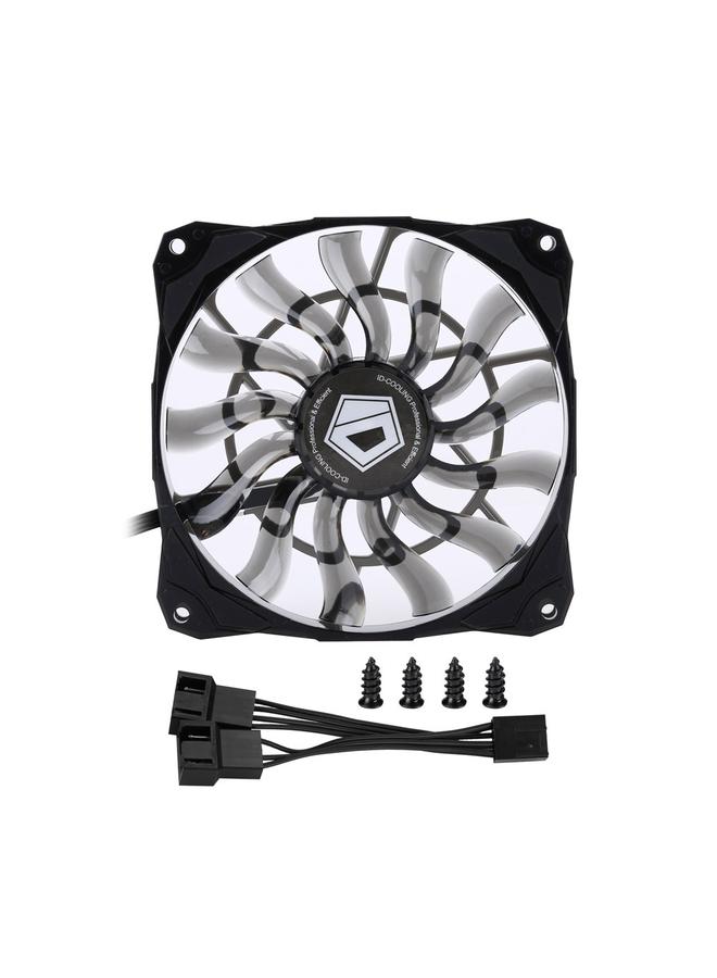 For ID-COOLING No 12015 12cm Thin Fan Height 12cm PWM Fans CPU Cooling Fan Temperature Control