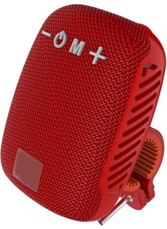 erorex Portable Bluetooth Speaker For Bike Wireless Speaker Waterproof Bike Speaker With Handlebar Mount Supports Memory Card Fm Radio Red  - Image 1