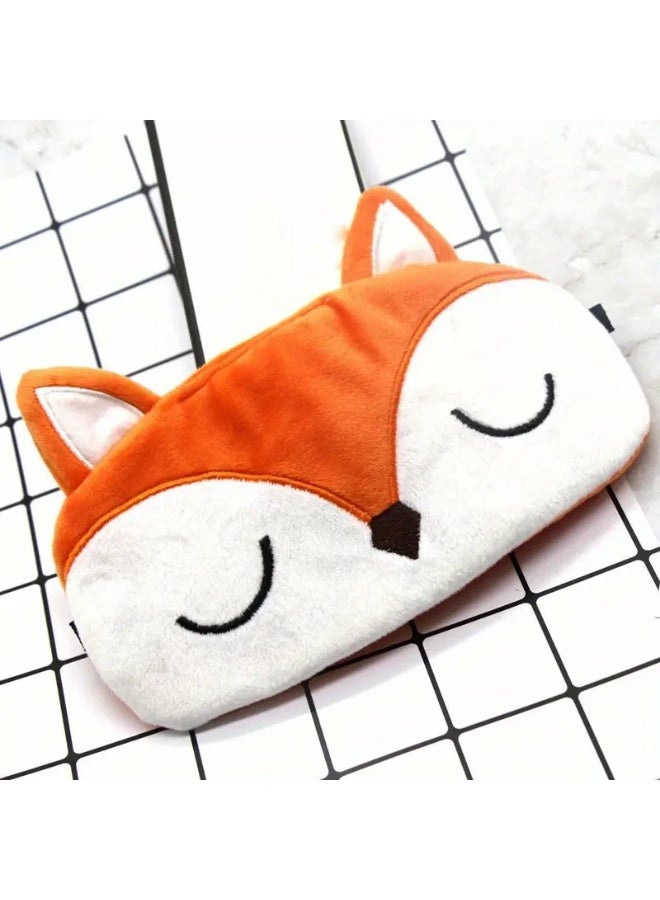 LANGMANNI قناع نوم على شكل ثعلب برتقالي 1 قطعة - Image 4