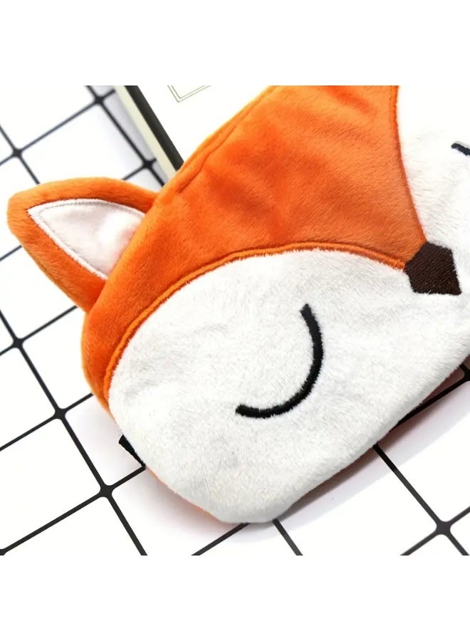 LANGMANNI قناع نوم على شكل ثعلب برتقالي 1 قطعة - Image 5