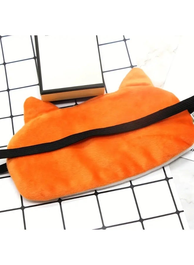 LANGMANNI قناع نوم على شكل ثعلب برتقالي 1 قطعة - Image 2