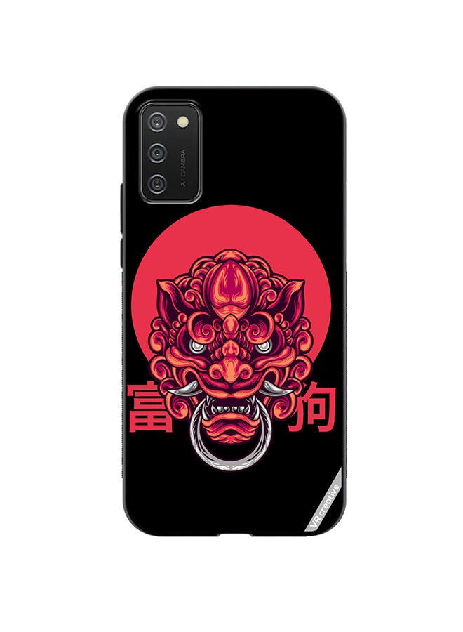 VR CREATIVE Protective Case Cover For Samsung Galaxy A02s Foo Dog Design Multicolour - Image 1