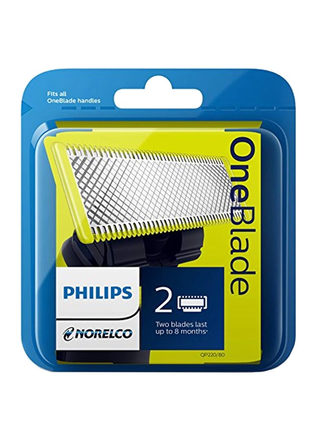 Philips 2-Piece Replacement Blade Silver/Green - Image 1
