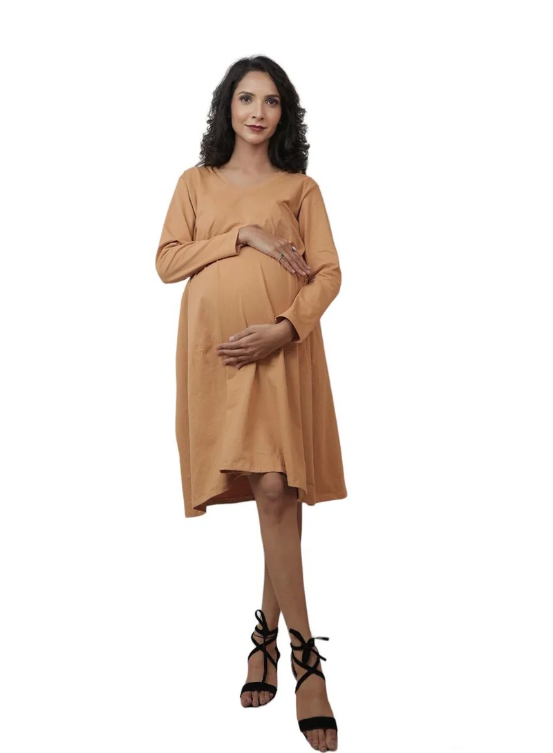 TUMMY A-Line Jersey Dress