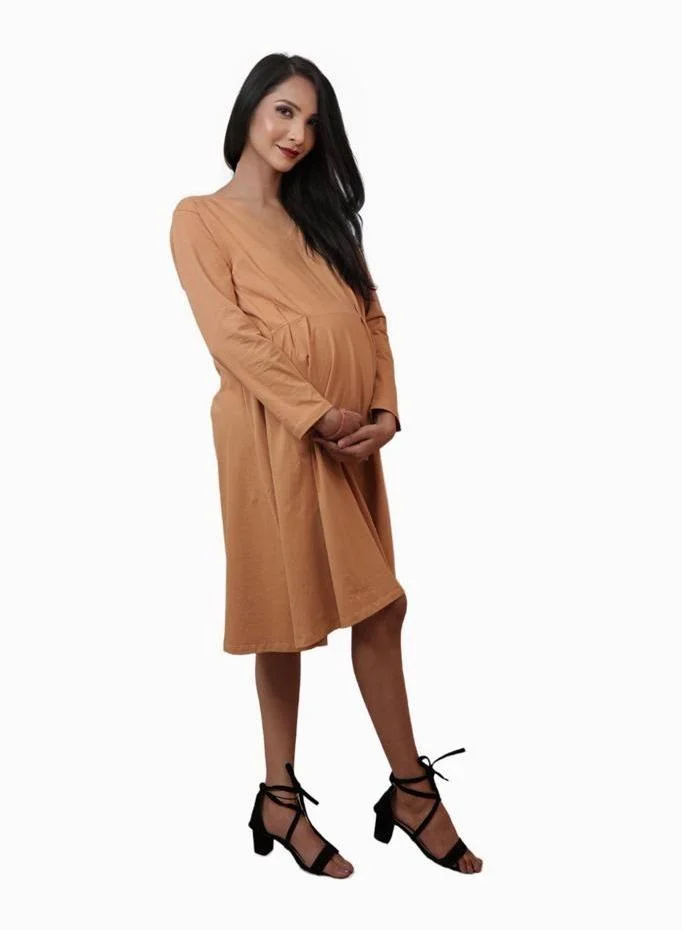 TUMMY A-Line Jersey Dress