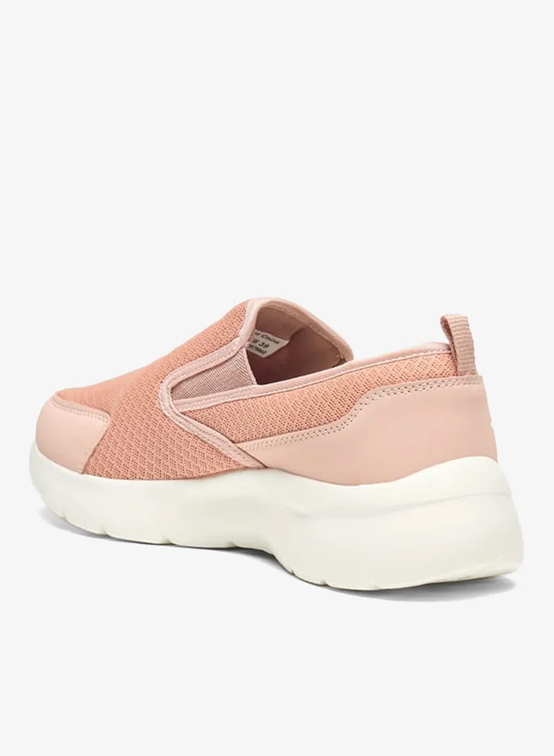 داش سنيكرز نسائي سهل الارتداء بنقوش مع ألسنة سحب