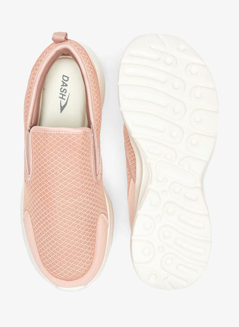 داش سنيكرز نسائي سهل الارتداء بنقوش مع ألسنة سحب - Image 4