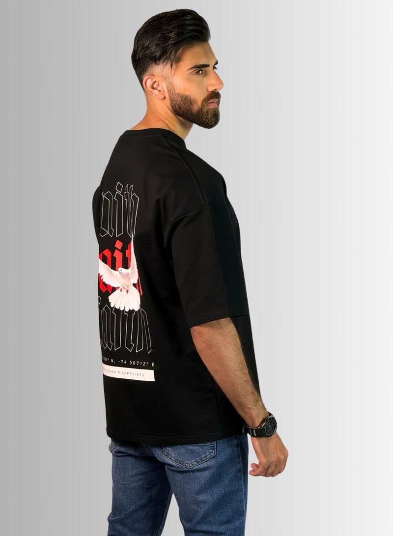 TAG OUT Faith Oversized T Shirt  - Image 3