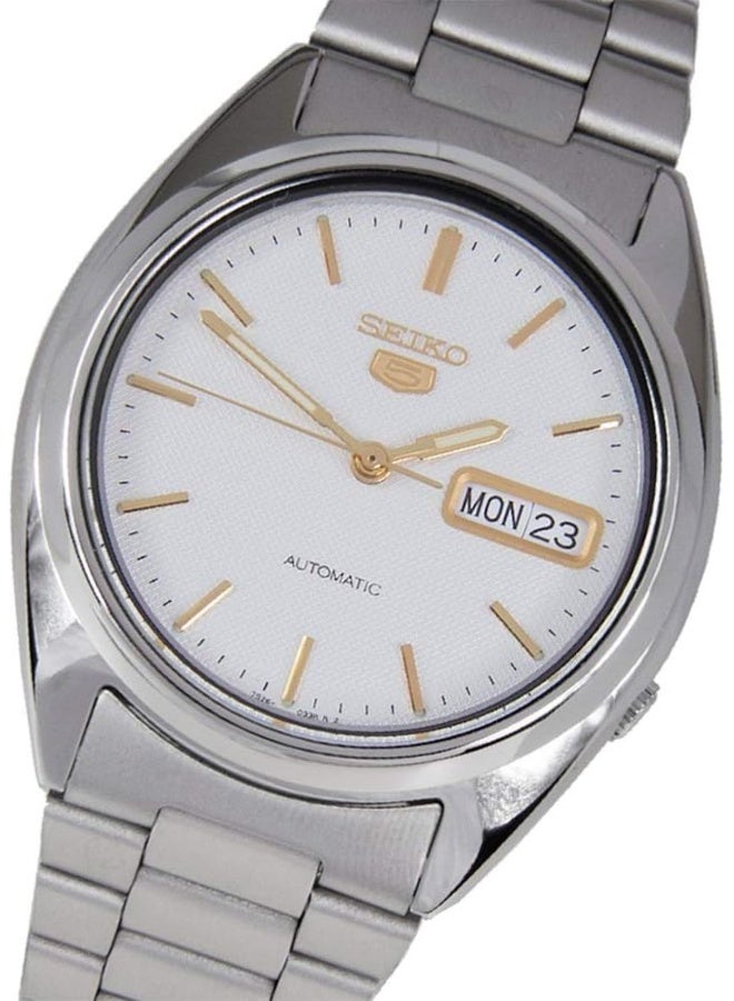 سيكو Seiko Men Automatic Watch With Analog Display And Stainless Steel Strap Snxg47K - Image 5
