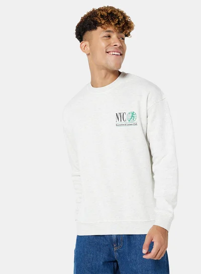 JACK & JONES NYC Relaxed Fit Sweatshirt