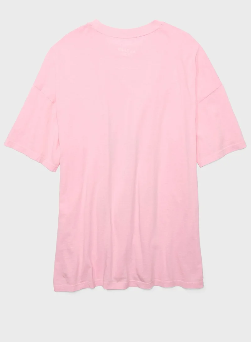 American Eagle Graphic Crew Neck T-Shirt
