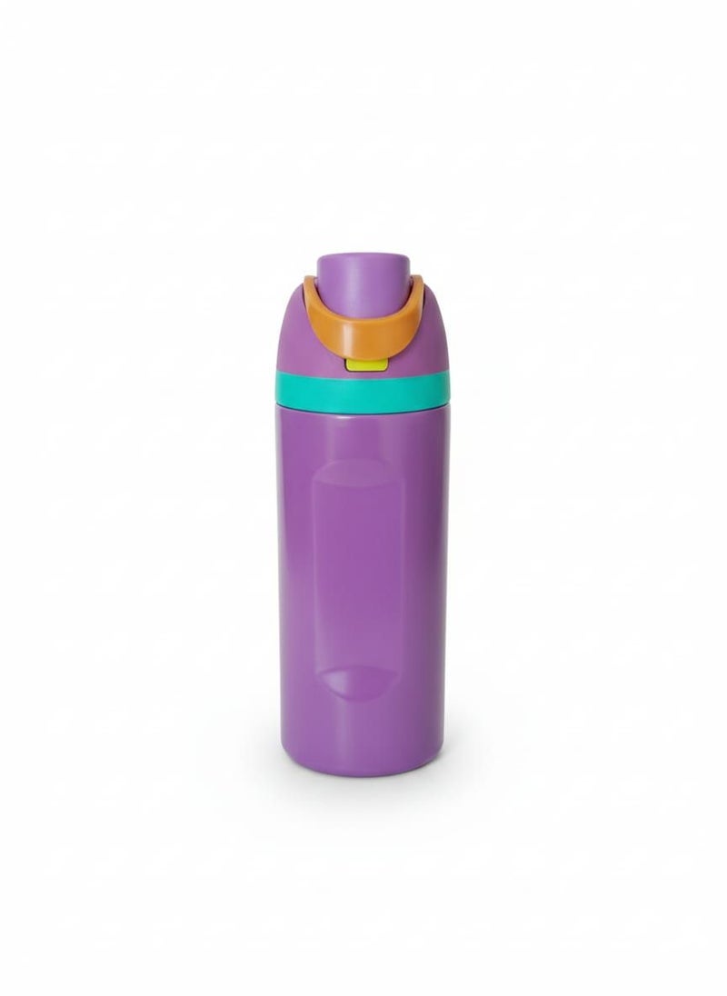 Double vacuum-insulated sports drinking cup, stainless steel, locking design, 500ml