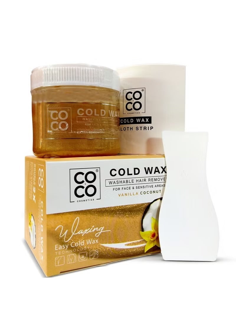 Coco Wax Cold Wax Vanilla Coconut 250gm - Image 2