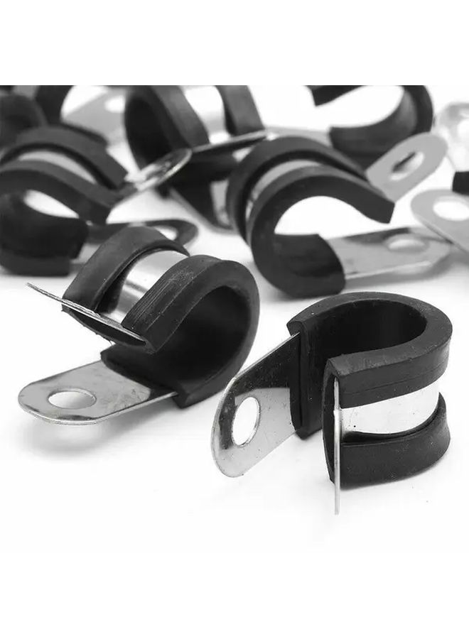 10Pcs 3 16 Inch Brake Pipe Clips Rubber Lined P Clips 4 7mm Lines Tools Set - Image 3
