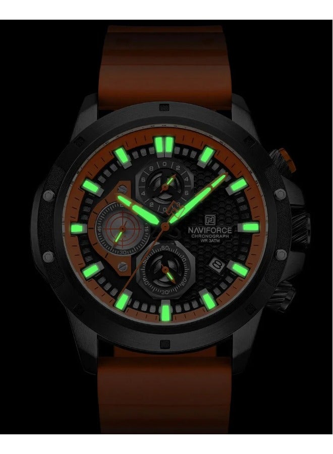 NAVIFORCE Men's Water Resistant Analog Luxury Sports Watch New Edition NF8036  - Image 5