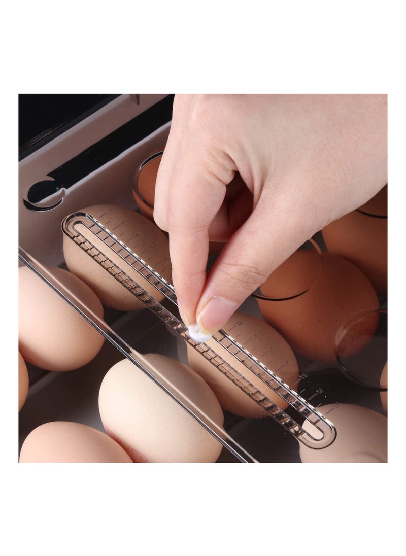 Arabest - Refrigerator Automatic Rolling Egg Rack, Egg Storage Box - Image 1