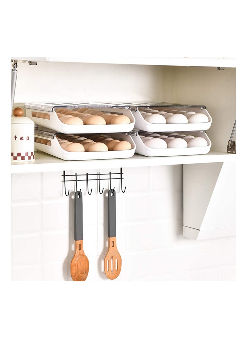 Arabest - Refrigerator Automatic Rolling Egg Rack, Egg Storage Box - Image 1