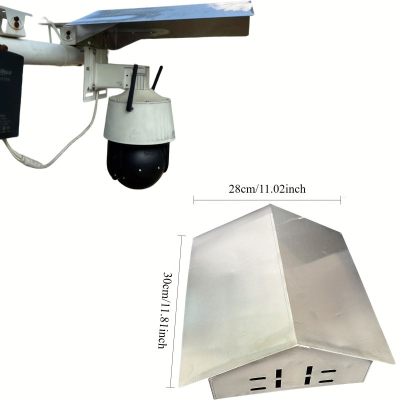 Stainless Steel Wall Mount Rain Cover Housing For Surveillance Camera Big - Image 2