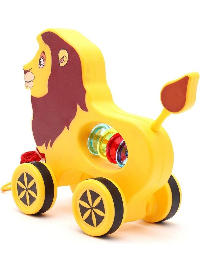 ستوريو لعبة سحب للأطفال الصغار من منتجات ستوريو بيبي، لعبة سحب بتصميم جذاب، لعبة تنموية للأولاد والبنات بعمر سنة واحدة - أسد - Image 4