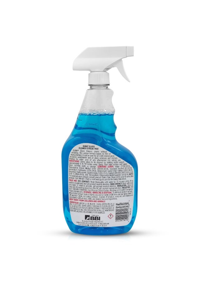 جانك بخاخ منظف الزجاج GUNK الخالي من الخطوط 975 مل، منظف متعدد الأغراض للسيارات والمنازل، مناسب للزجاج الأمامي والمرايا وزجاج الدش والنوافذ - Image 2