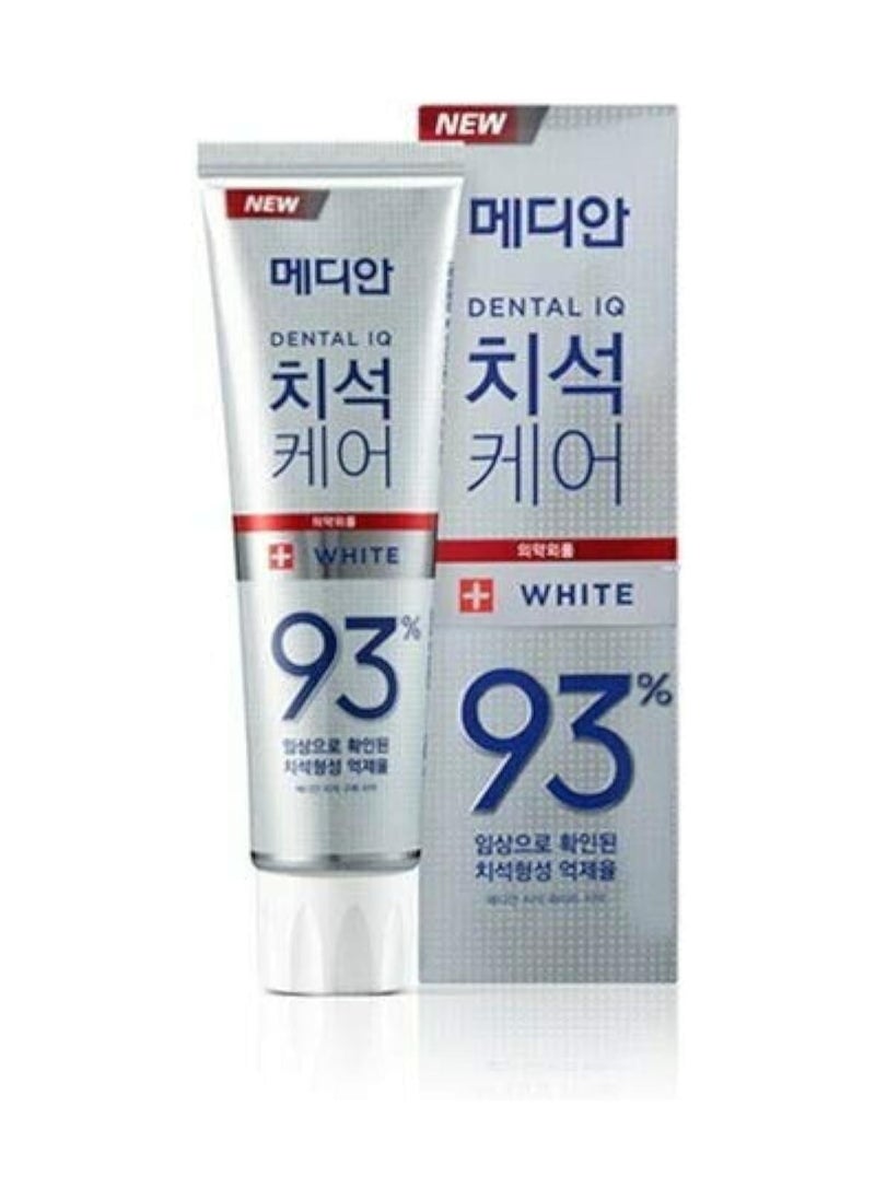 null - معجون أسنان ميديان آي كيو تارتار كير 93% 120 جرام - أبيض كوري للعناية بالفم - Image 1