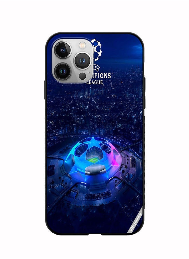 VR CREATIVE Protective Case Cover For Apple iPhone 12 Pro Uefa Champion League Design Multicolour  - Image 1