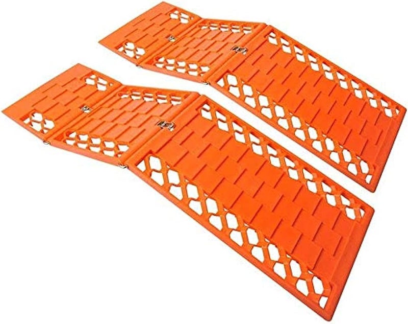 Rubik Anti-Skid Desert Sand Recovery Tracks Self Help Traction Aid Mat Tow Tracks Tyre Pulling Grip Foldable Car SUV 4X4 Escape Recovery Mat - Image 1