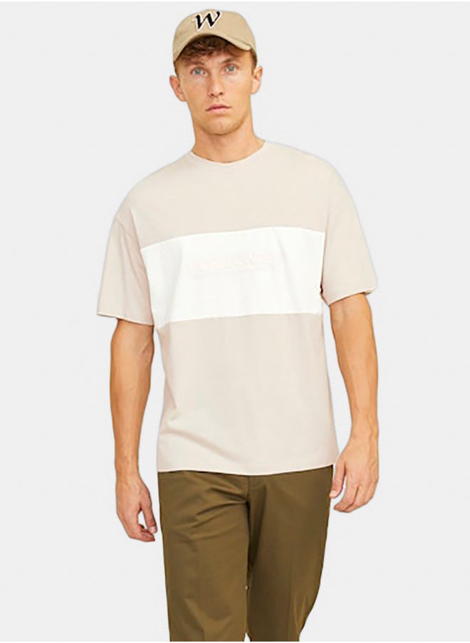 JACK & JONES - Jjelegacy Blocking Tee Ss O-Neck Noos - Image 1