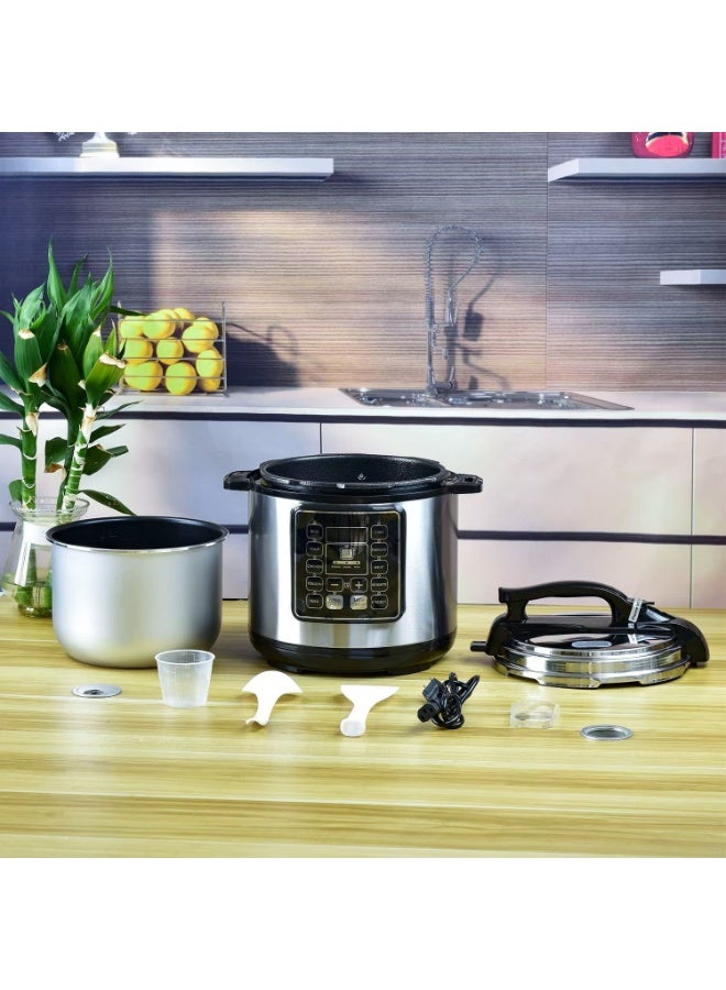 Olympia 10 In 1 Electric Pressure Cooker Instant Programmable Smart Pot 1000 Watts Rice Cooker, 6 Liters, 10 Smart Programs - Image 4